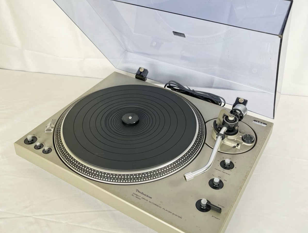 Technics SL-1600 Direct Drive Turntable Vintage Japan Manual Use Tested 183-1