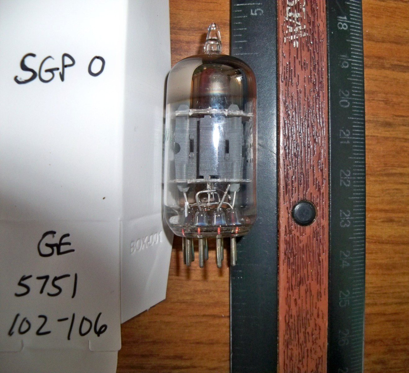 Strong GE Short Gray Plate O Getter 5751 Tube – 102/106