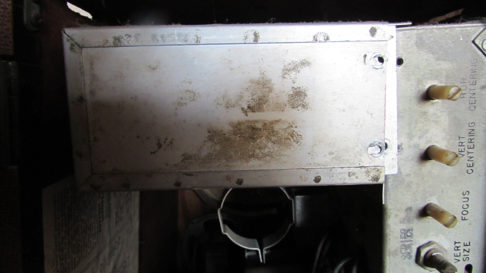 Vintage Sentinel Late 1940’s Early 1950’s 7″ Portable TV For Parts Or Repair