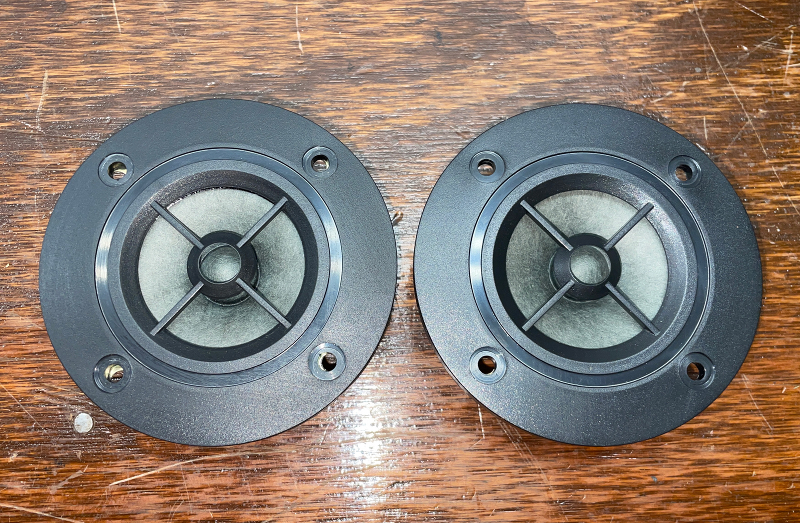 Radio Shack Optimus Pro 200 Speakers Tweeter W/ Covers ATW-00-001 6 Ohms PAIR