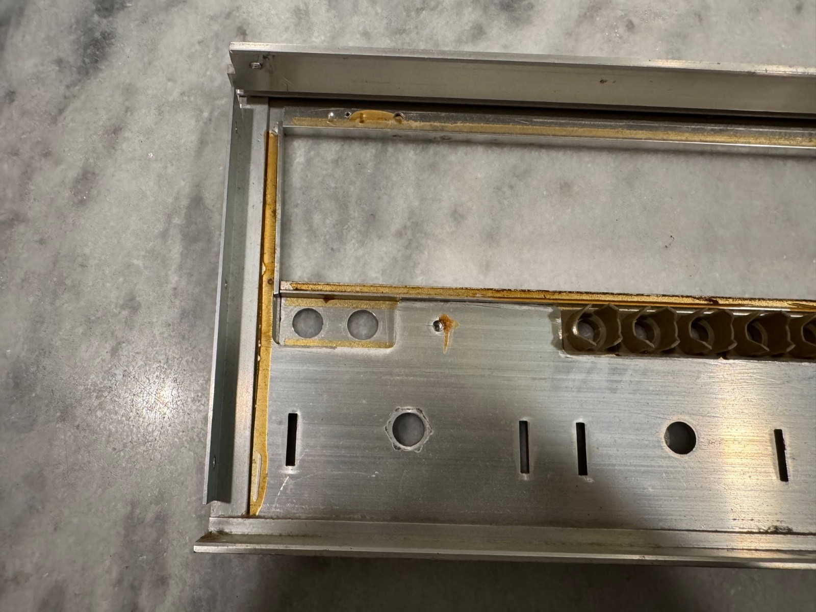 PIONEER SX-1250 PARTS OR REPAIR Faceplate No Glass Bent See Imagines Description