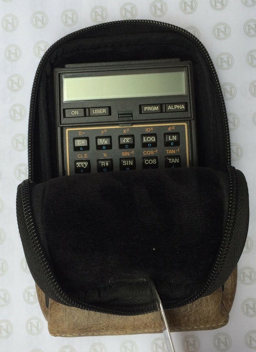 Short Padded Custom Case for HP 41 Series Calculators HP-41c/HP-41cv/HP-41cx