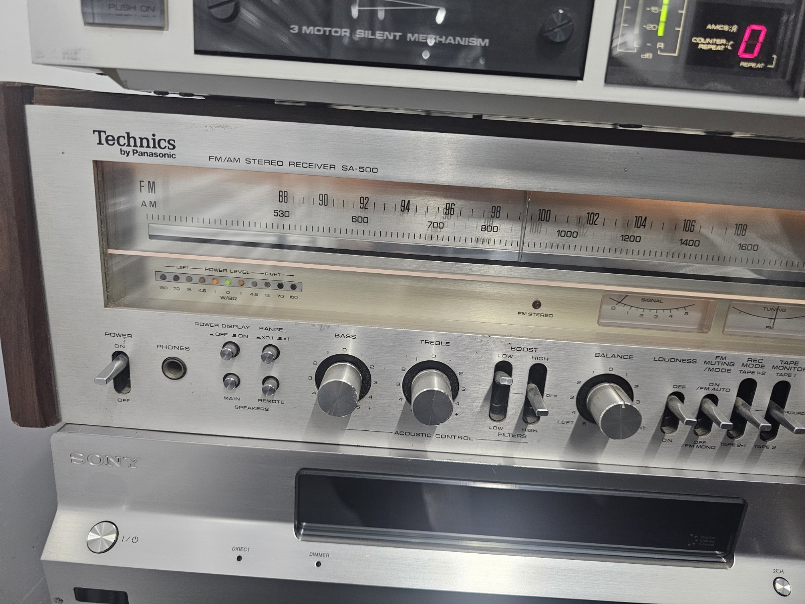 Technics SA-500 Vintage Stereo Receiver 1970s