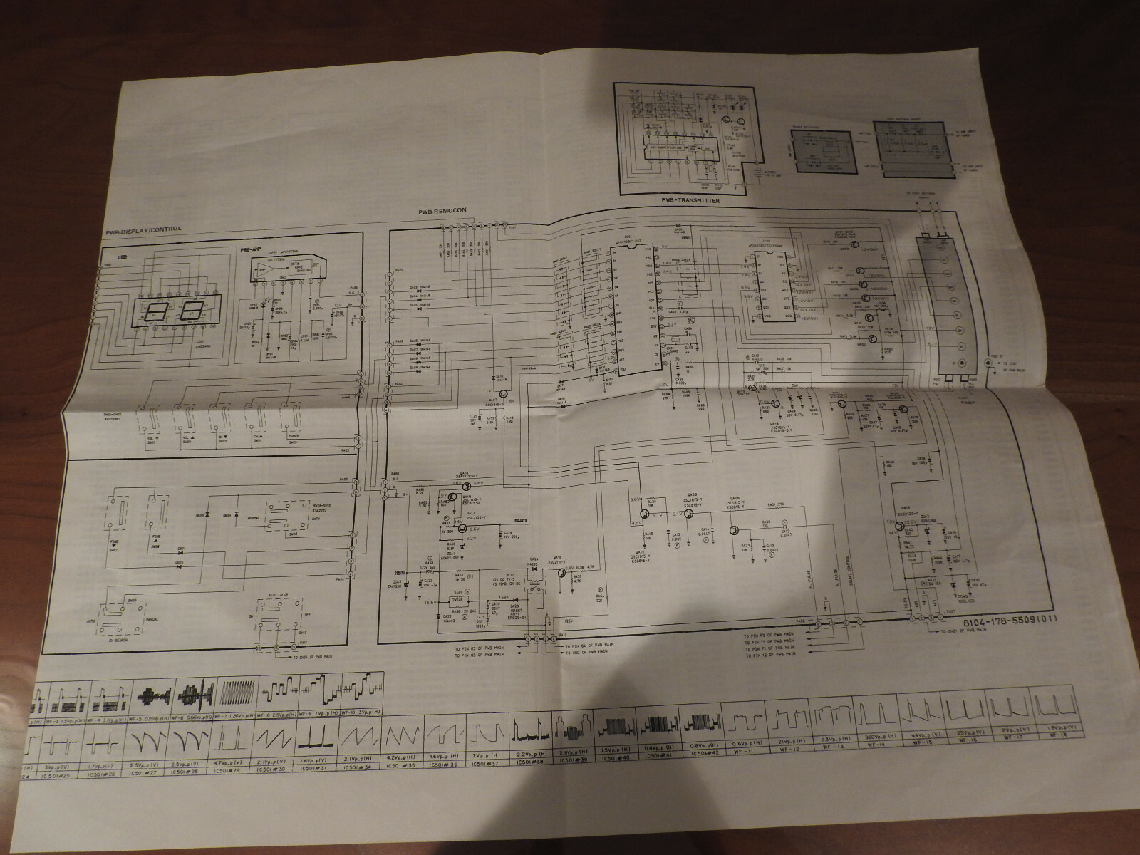 Vintage J.C.Penney Color Television 685-2113 Owner’s Manual, Schematic Diagram++
