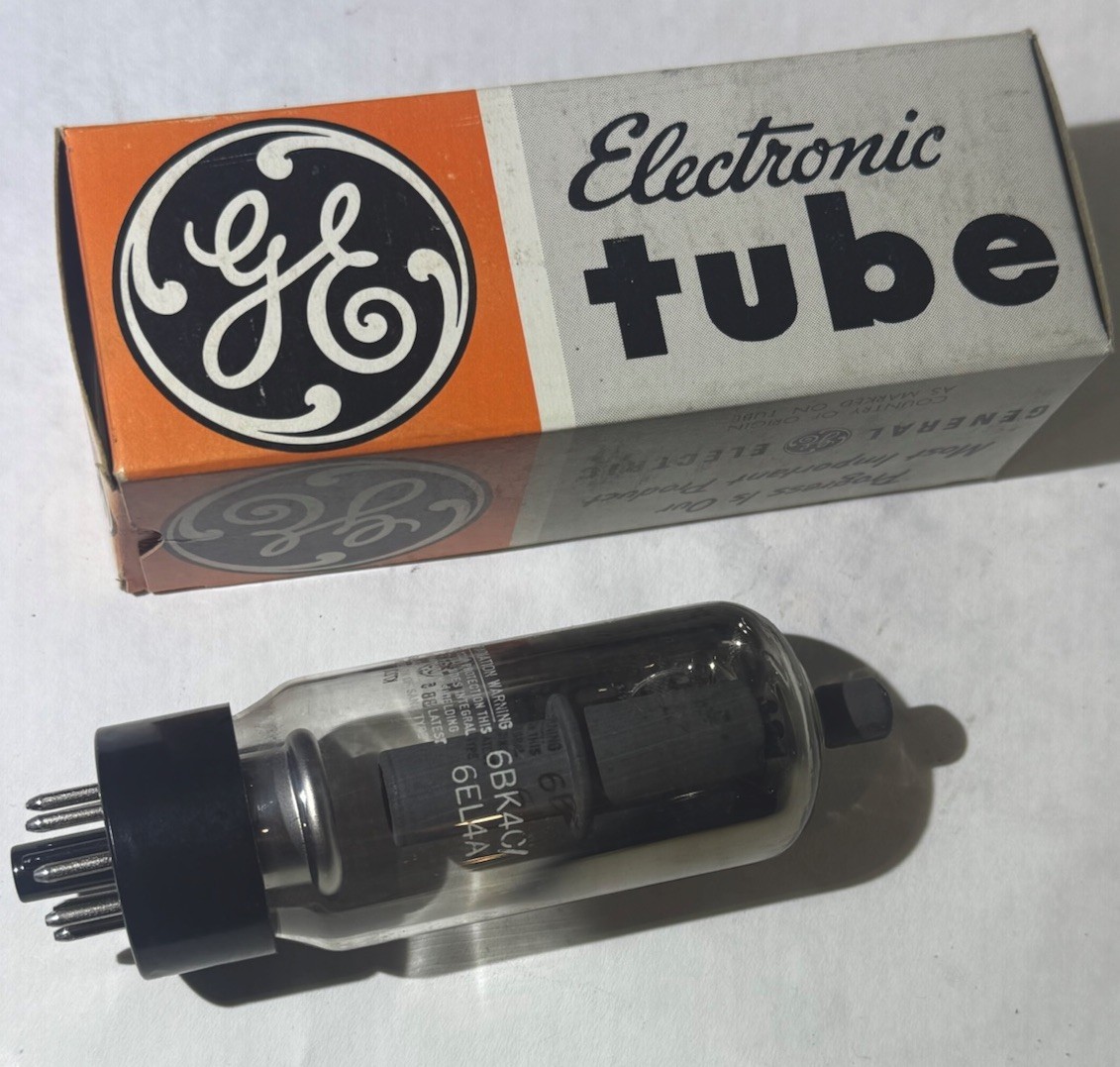 New Old Stock Vacuum Tube Untested GE 6BK4C/6EL4A