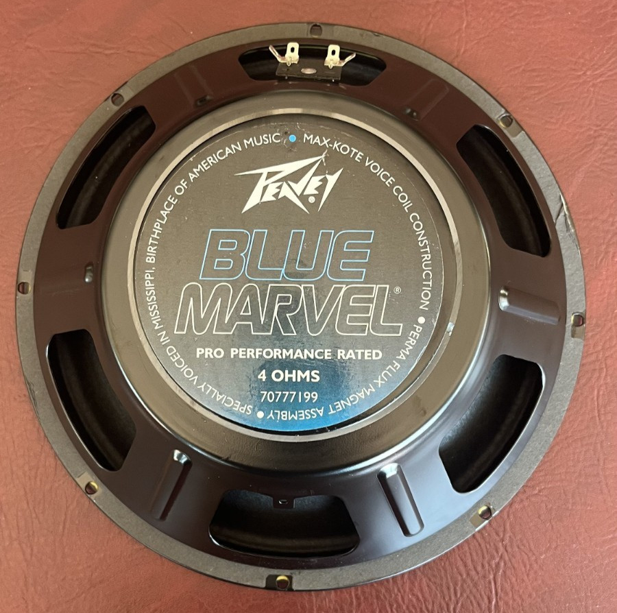 Peavey Blue Marvel 12″ 4 ohms 75W Guitar Speaker by Eminence Unused dated 2006