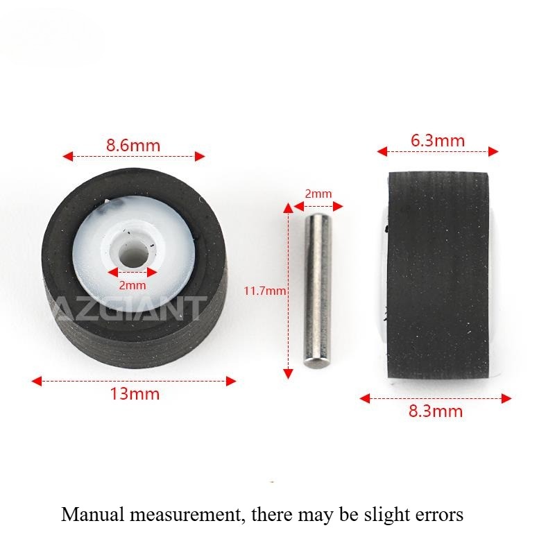 5PCS Various Sizes Deck Recorder Pinch Roller Tape Retractor Press Belt Pulley