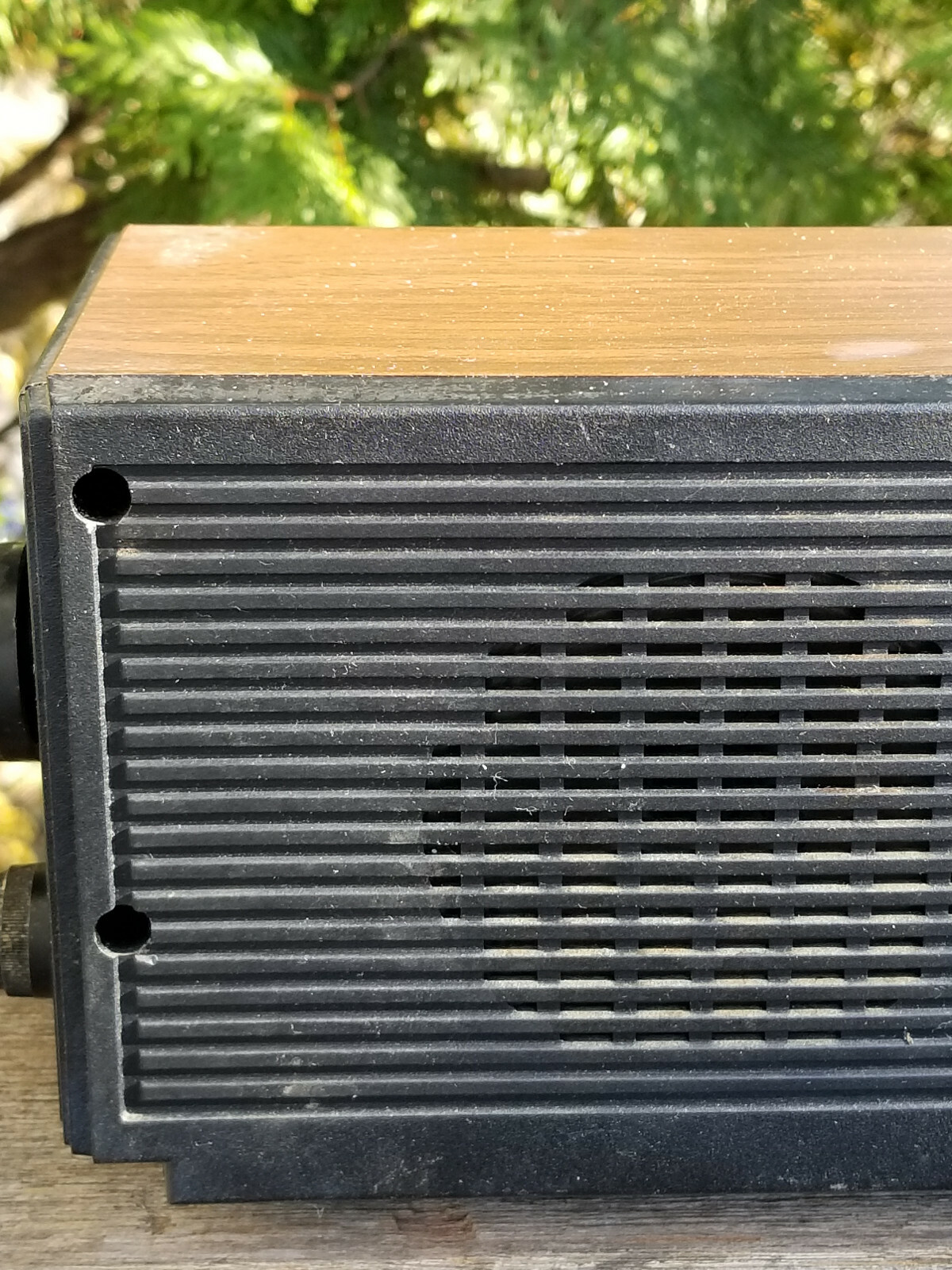 VINTAGE GENERAL ELECTRIC AM FM CLOCK DESK RADIO 7-4550C