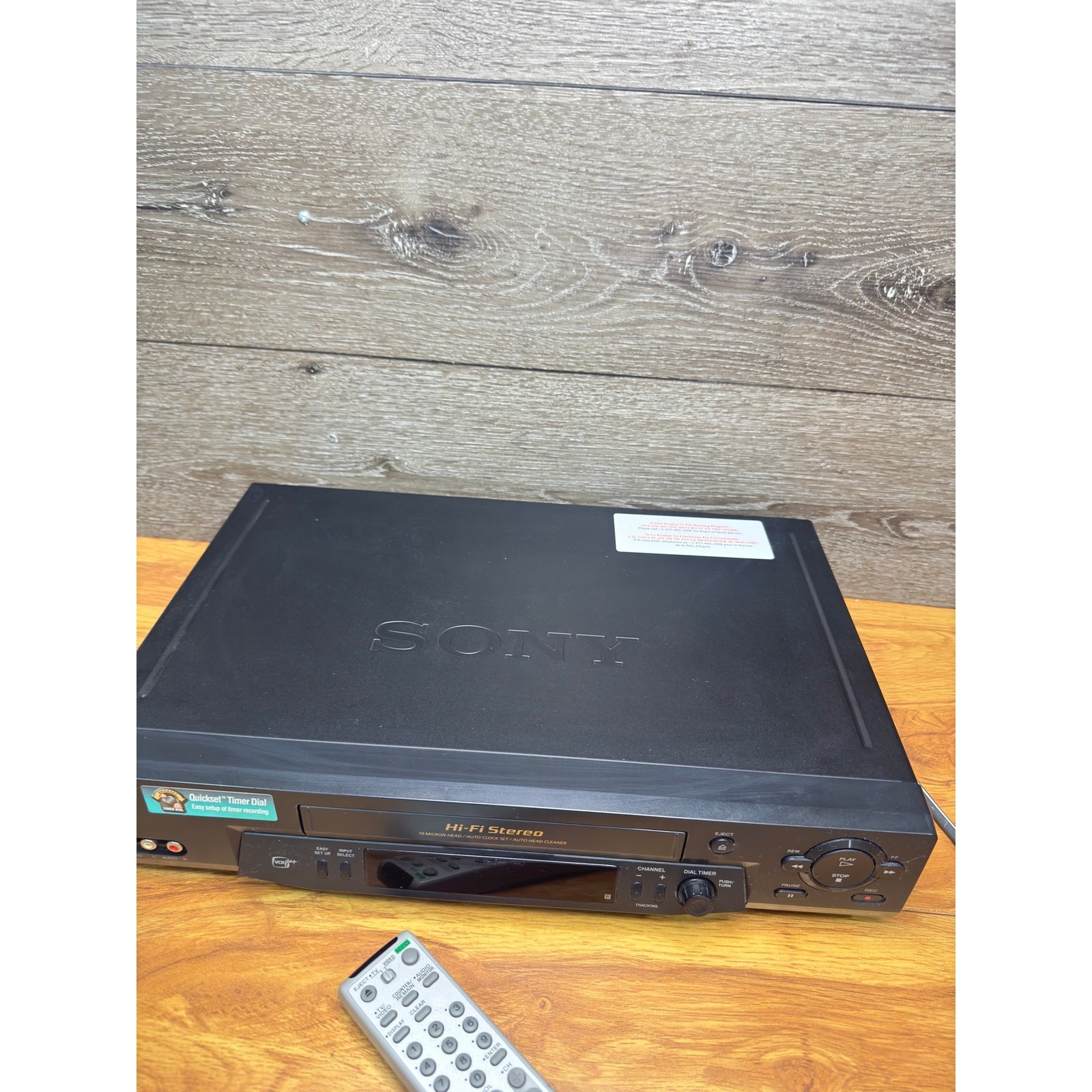 Sony SLV-N71 VCR 4 Head HiFi Stereo VHS Player Recorder With Remote ~Tested