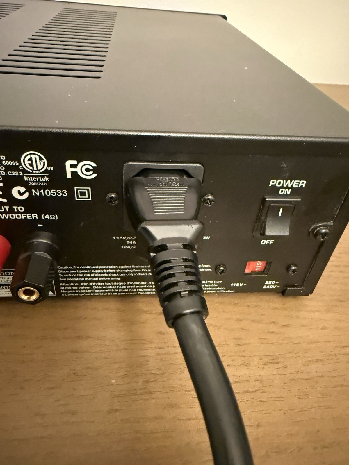 Velodyne SC-600D Subwoofer Amplifier | Excellent Condition, Tested & Working