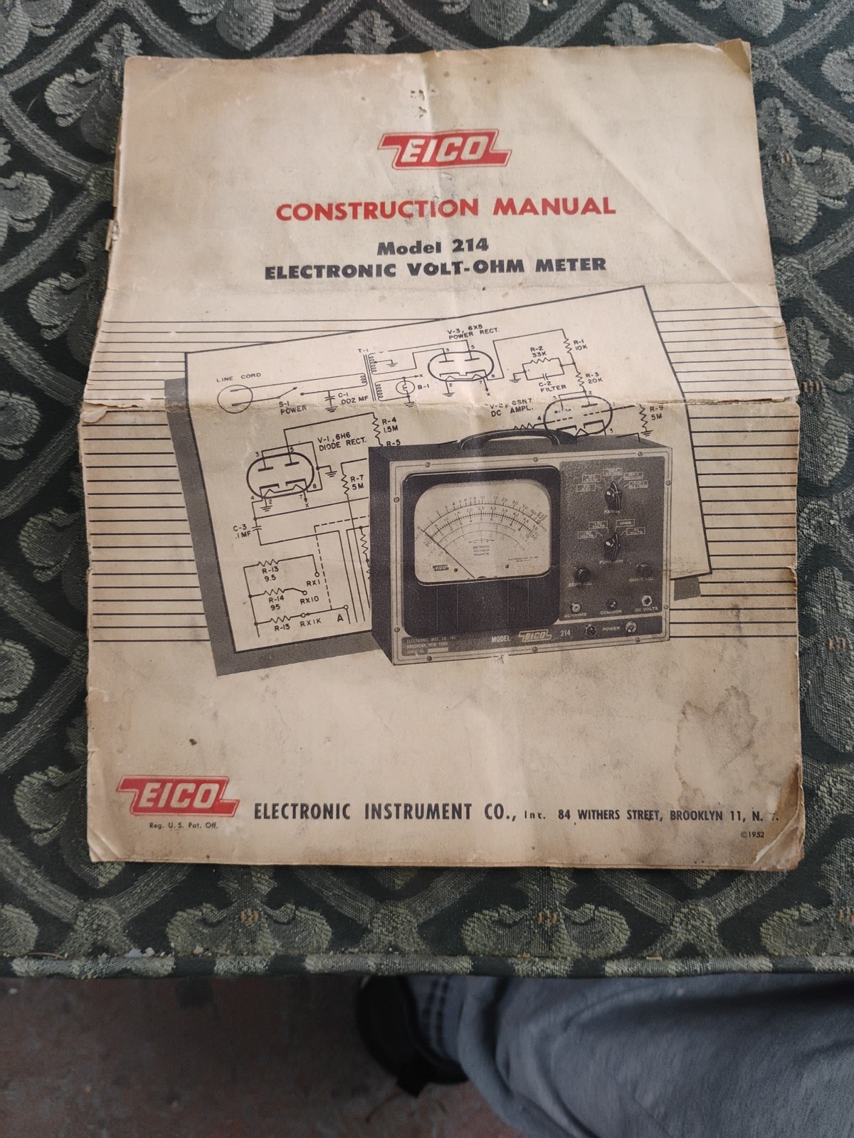 Eico Electronic Voltmeter 214