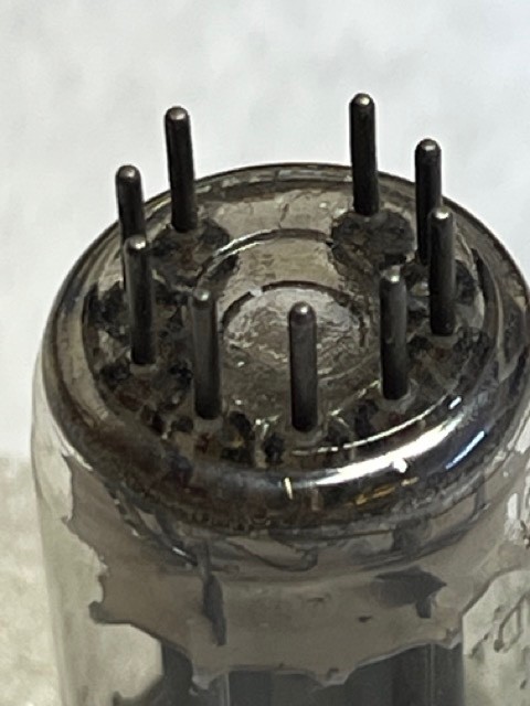 🤩 Philips Miniwatt ECC83 12AX7 ECC803S D-Foil Getter, Long 17mm, code ⊿8A 1958