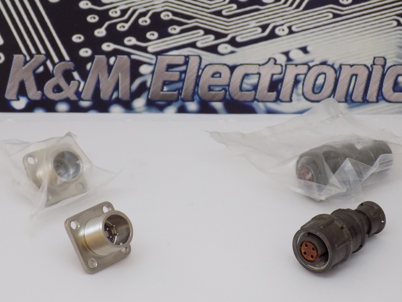2RM14 4-Pin Connector Male + Female Set