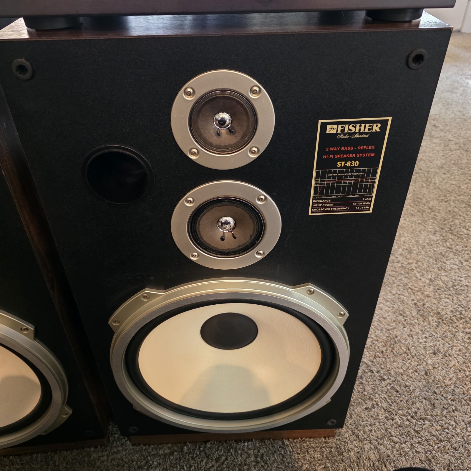 Fisher Speaker System ST 830