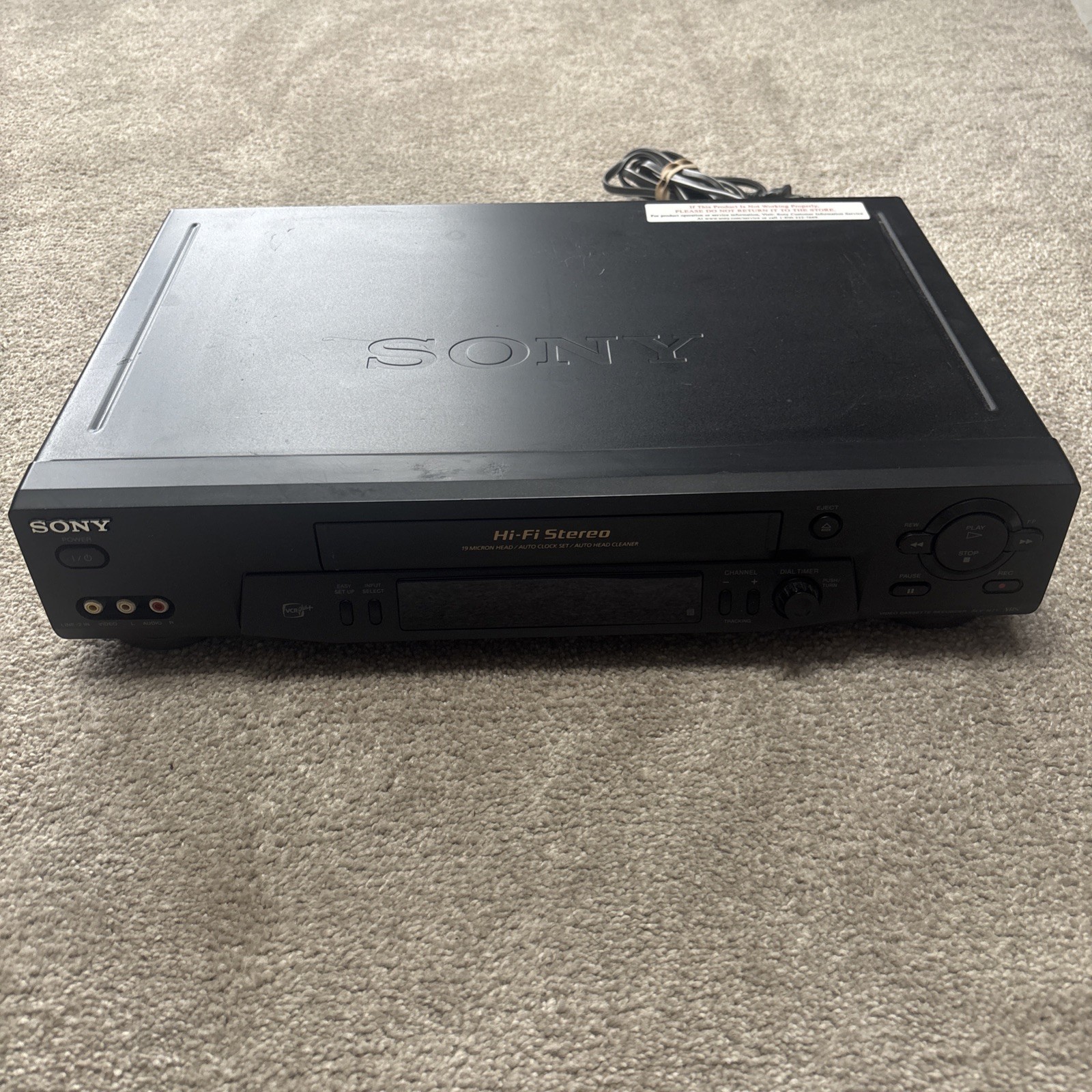 Sony SLV-N71 – VCR 4 Head HiFi VHS Video Cassette Recorder Player -Tested Works