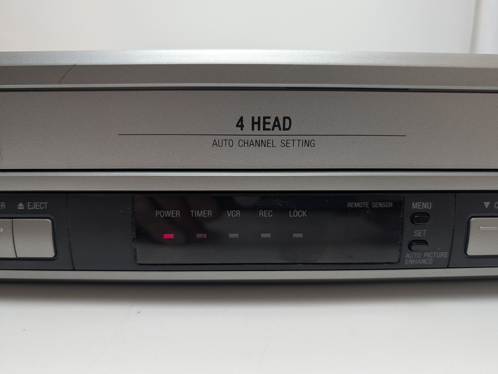 Admiral JSJ 20453 VCR VHS Player Recorder 4 Head – No Remote