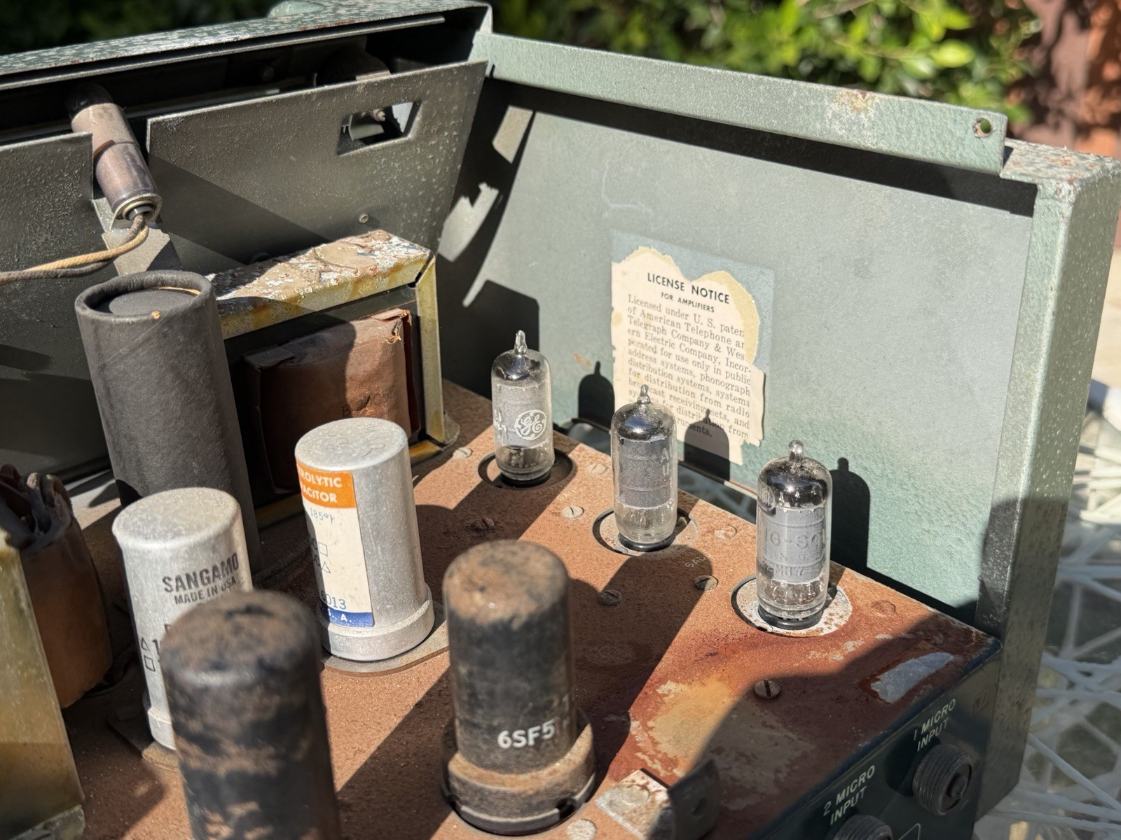 1950s Bell Sound Systems 3725B Vacuum Tube Amplifier PARTS/REPAIR
