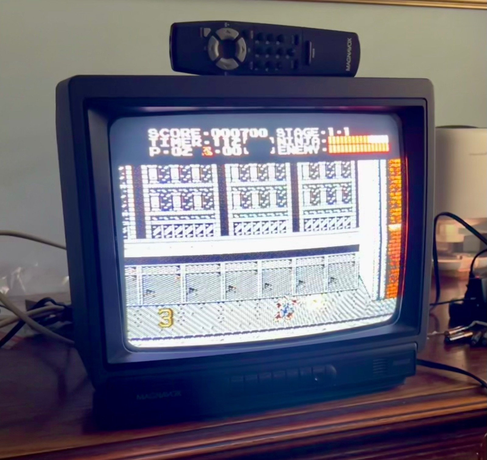 VTG Magnavox 13” CRT TV Retro Gaming Television HD1321 w/Remote Nintendo Sega