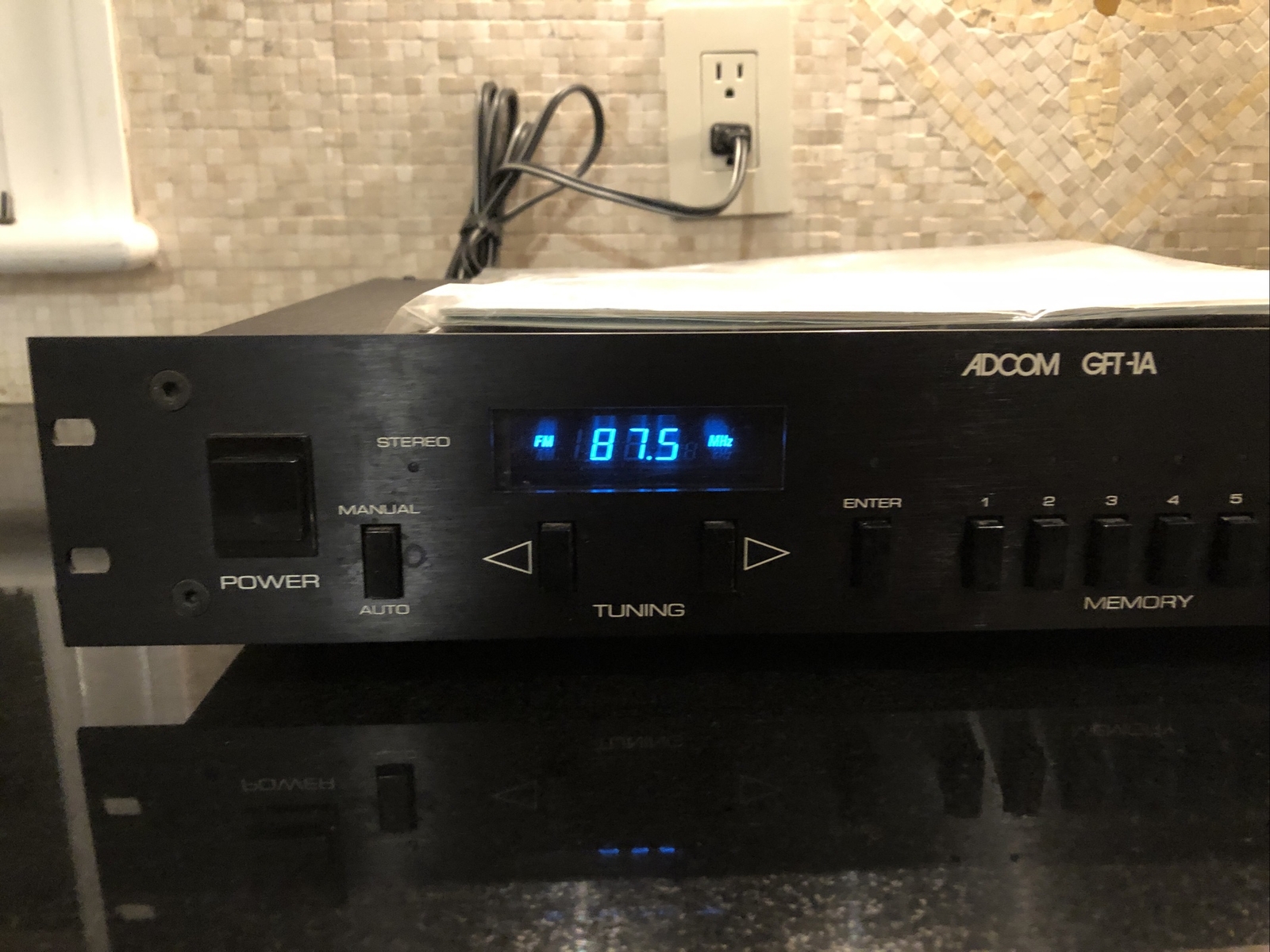 Open Box ADCOM GFT-1A Digital AM/FM Stereo Tuner Owner Manual Perfect Condition