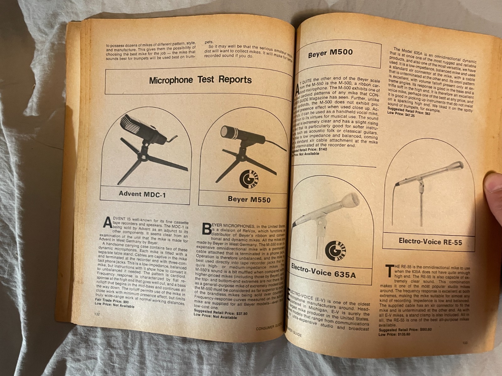 1975 Consumer Guide Stereo ’75 Buyer’s Guide Bose Tandberg Amps Tuners