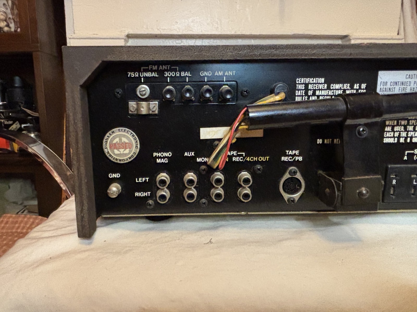 Pioneer SX-424 Stereo Receiver Tested Works