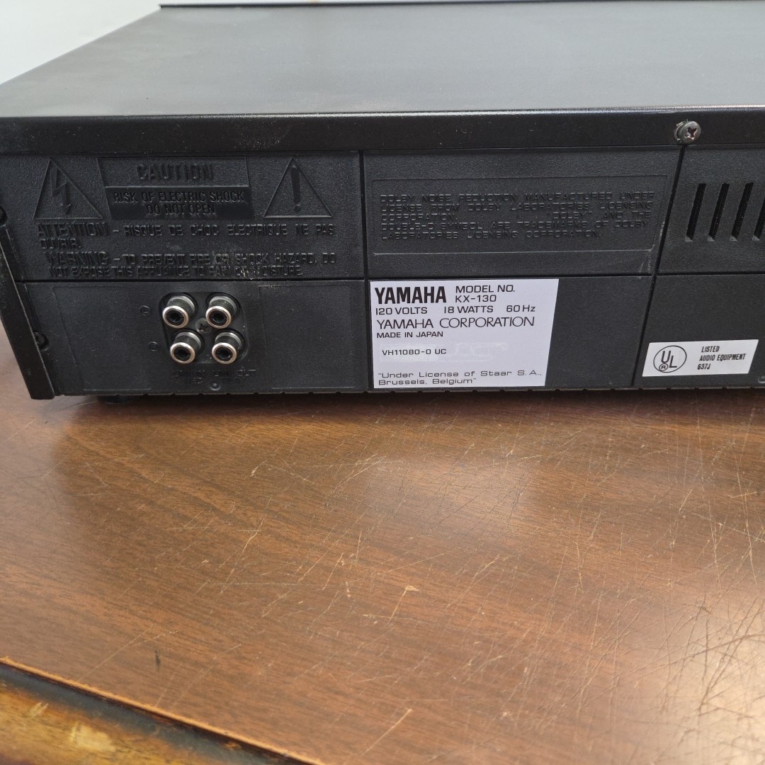YAMAHA KX-130 Natural Sound Stereo Cassette Deck Dolby B/C Vintage 1980s Japan