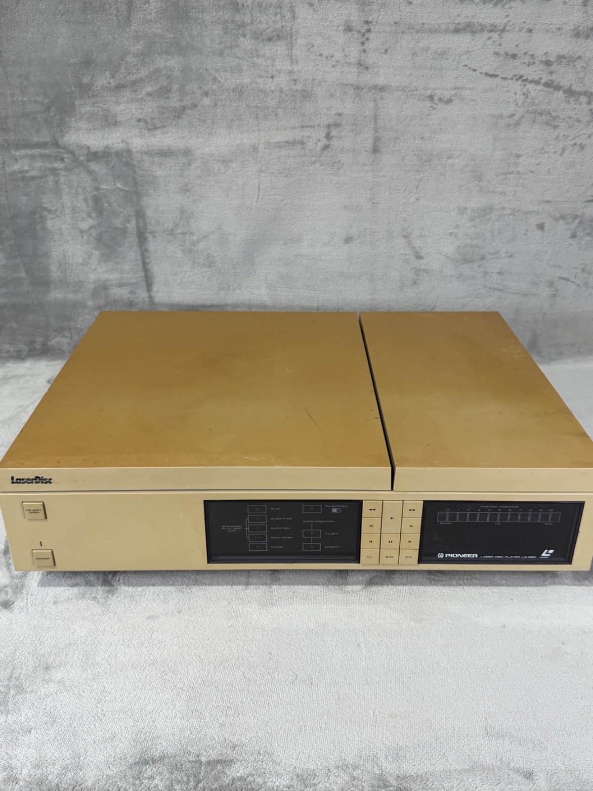 Pioneer Laser Disc Ld660 Player W/Discs Player Is Functional ~ Power Tested ONLY