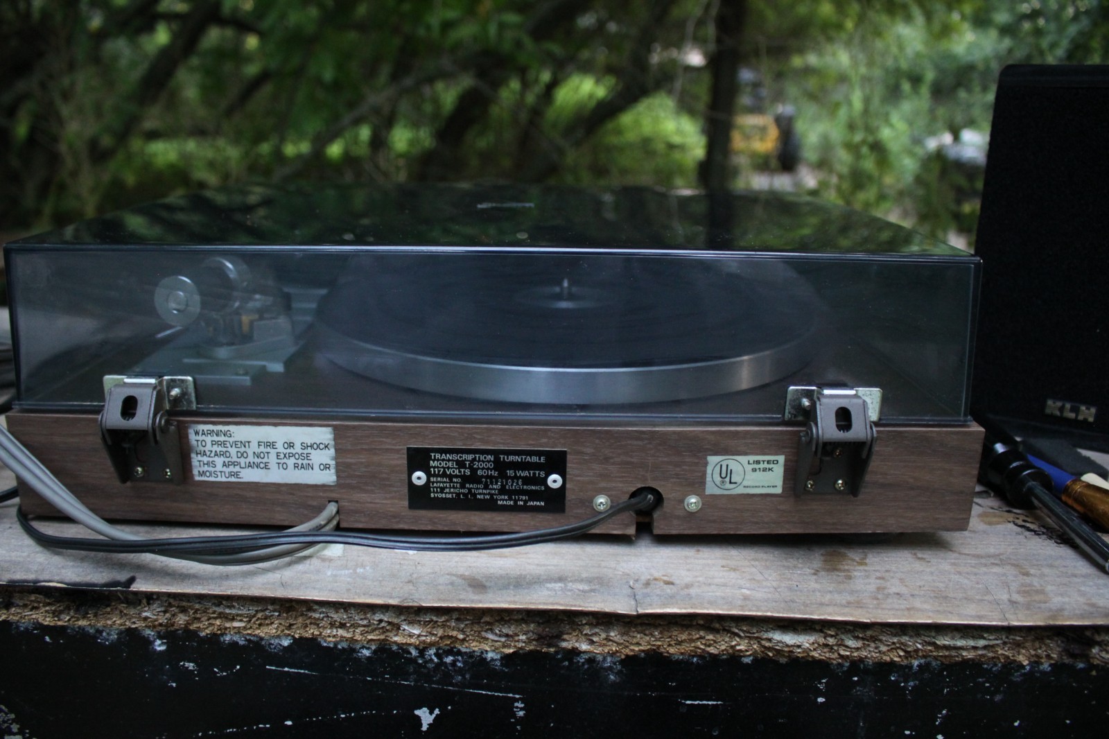 Lafayette/Marantz T-2000 Belt Drive Turntable Pickering cartridge Japan Excelnt