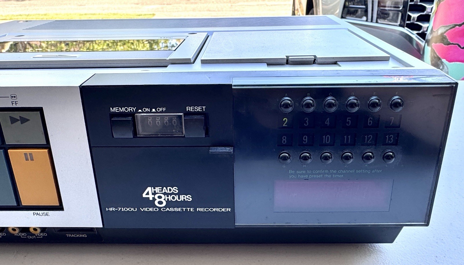 1983 JVC HR-7100U VHS Player VCR Recorder Powers On Untested – The Goldbergs!