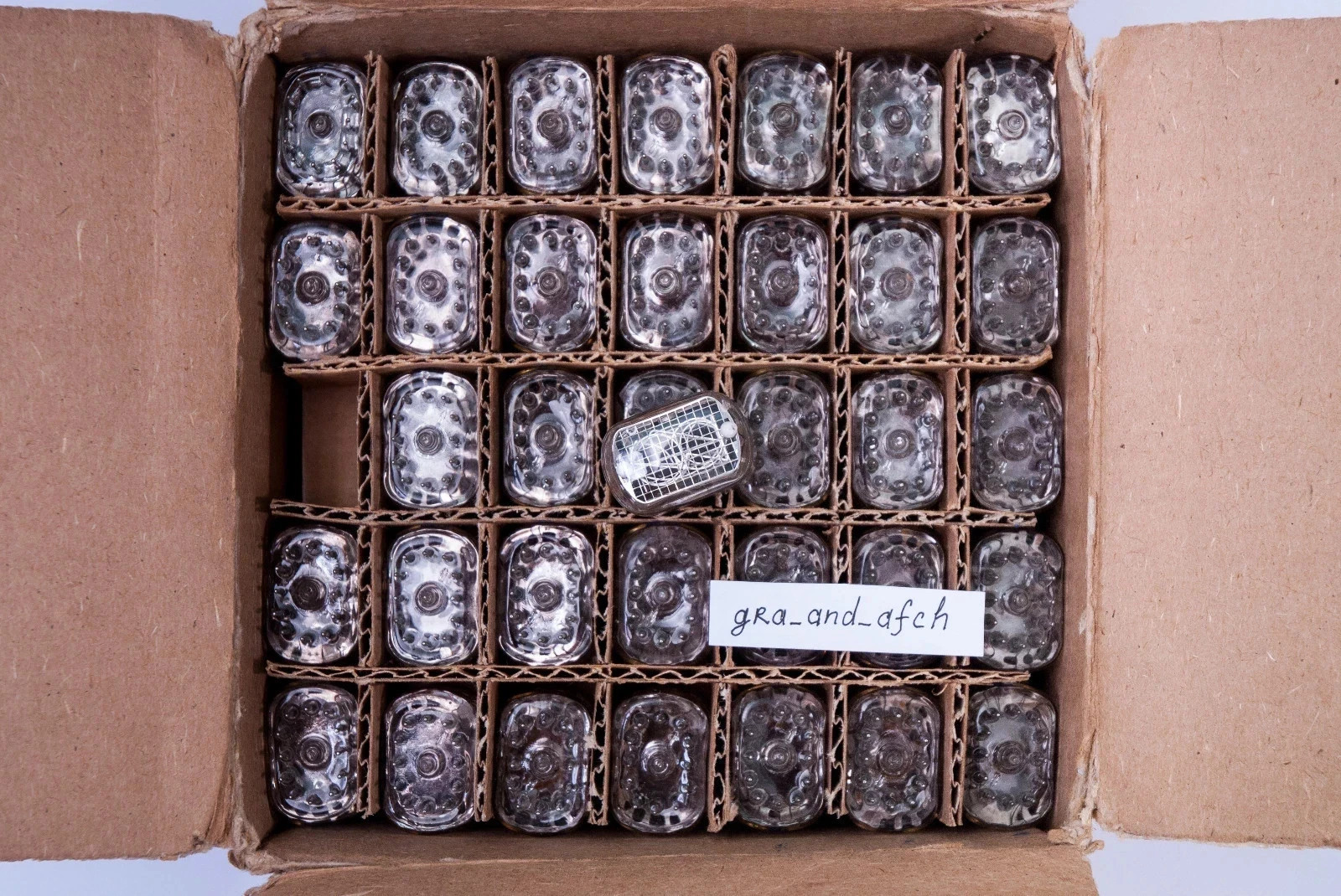 IN-12A Nixie Tubes UNUSED TESTED [6 TUBES SET] FAST DELIVERY – USA Seller