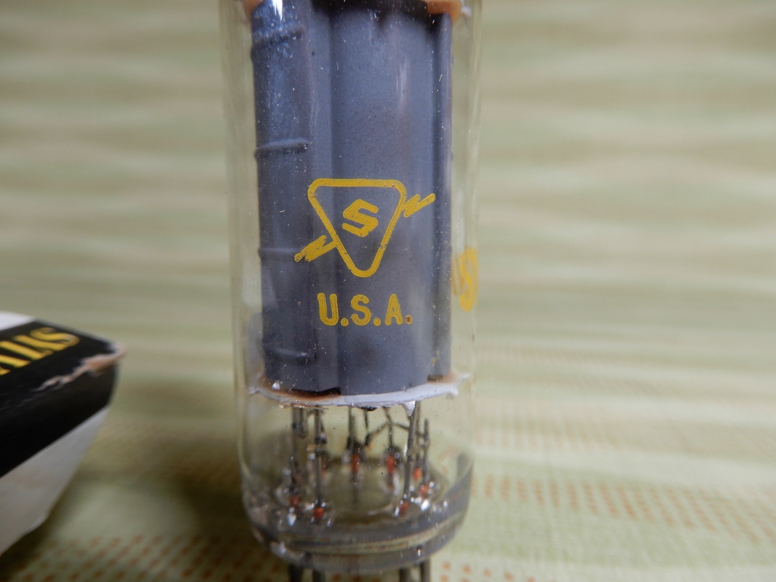 Sylvania Gray Plate 7189 Vacuum Tube Amplitrex Tested Strong 97% Gm