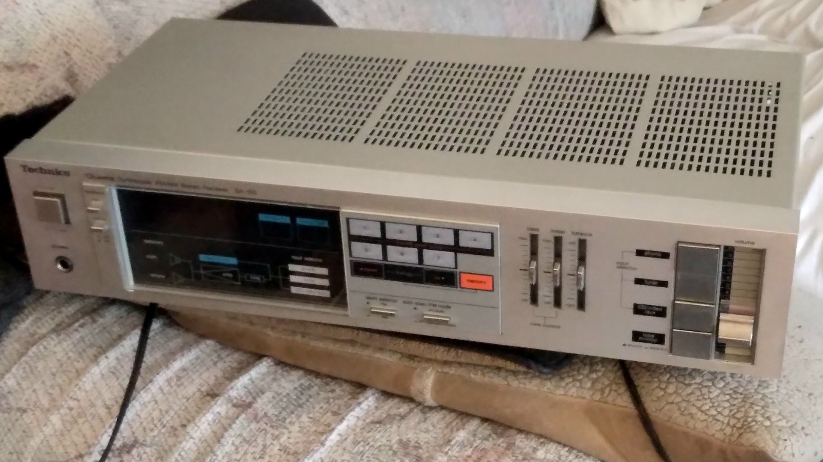 Vintage Technics SA-150 Quartz Synthesizer Stereo Receiver TESTED – FM RE-TUNED