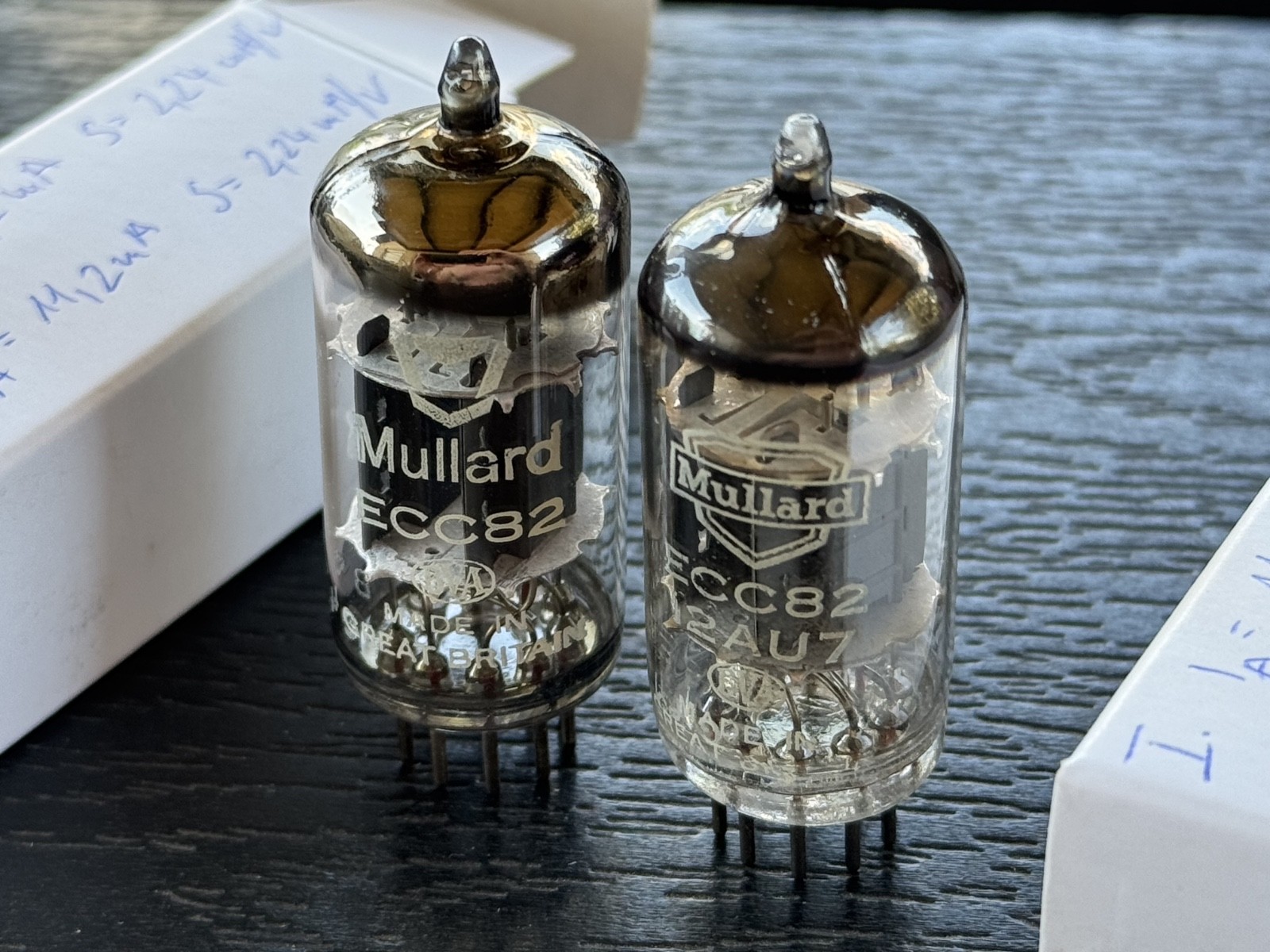 ECC82 MULLARD Great Britain NOS NIB 1 matched pair