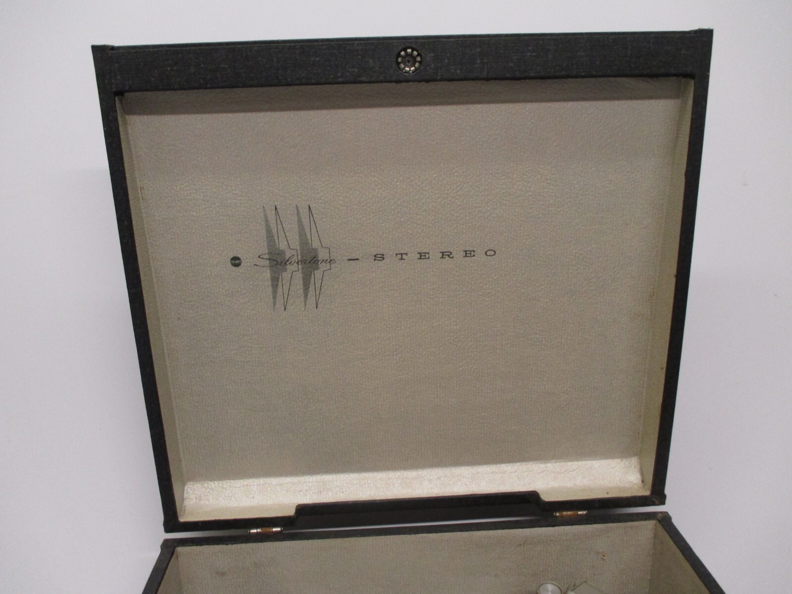 Vtg Sears Silvertone Stereo 3274 Portable Record Player 4 Speed & 2 Speakers