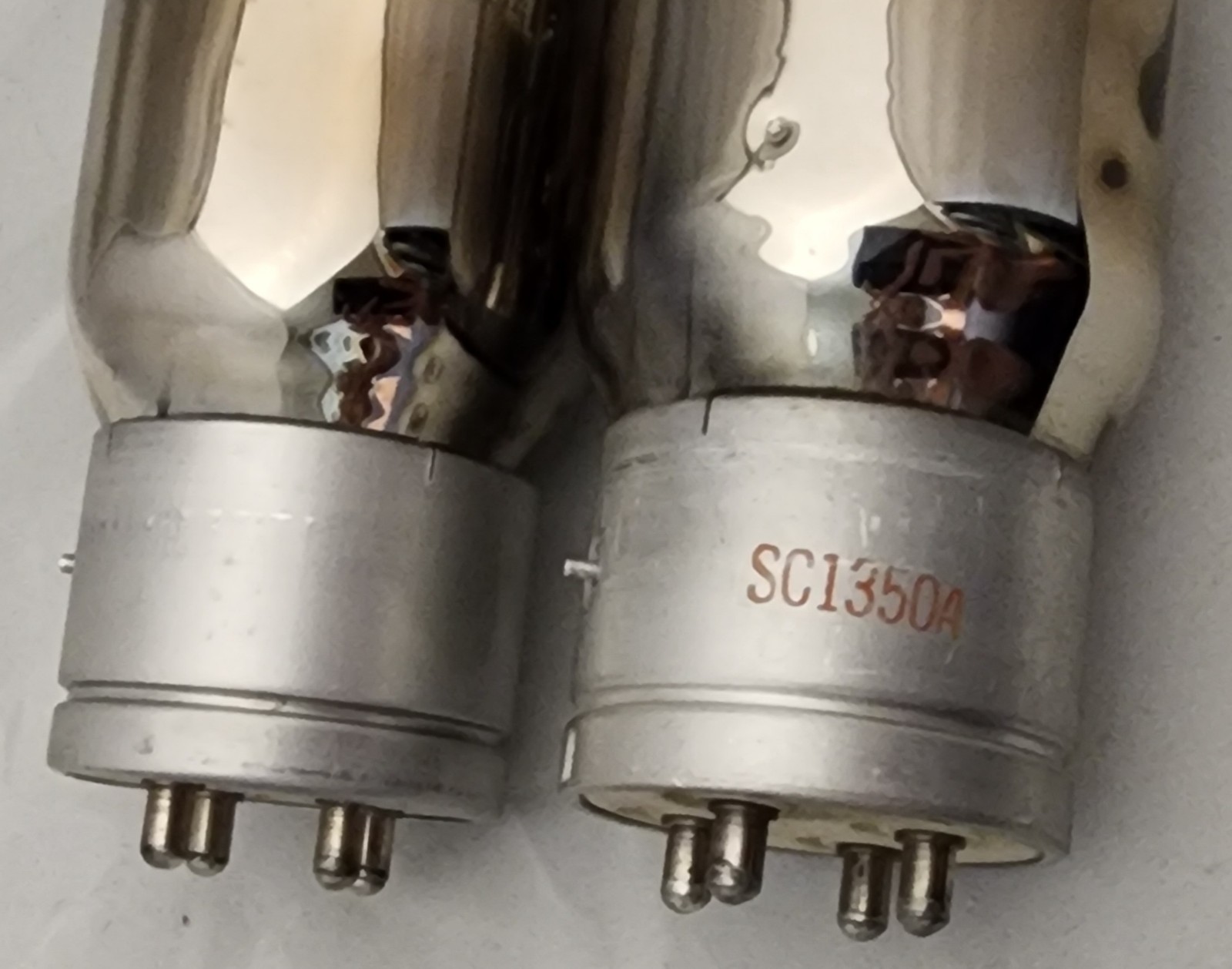 Pair GE VT-4-C 211 Vacuum Power Audio Tubes Nice (Qty-2) Vintage