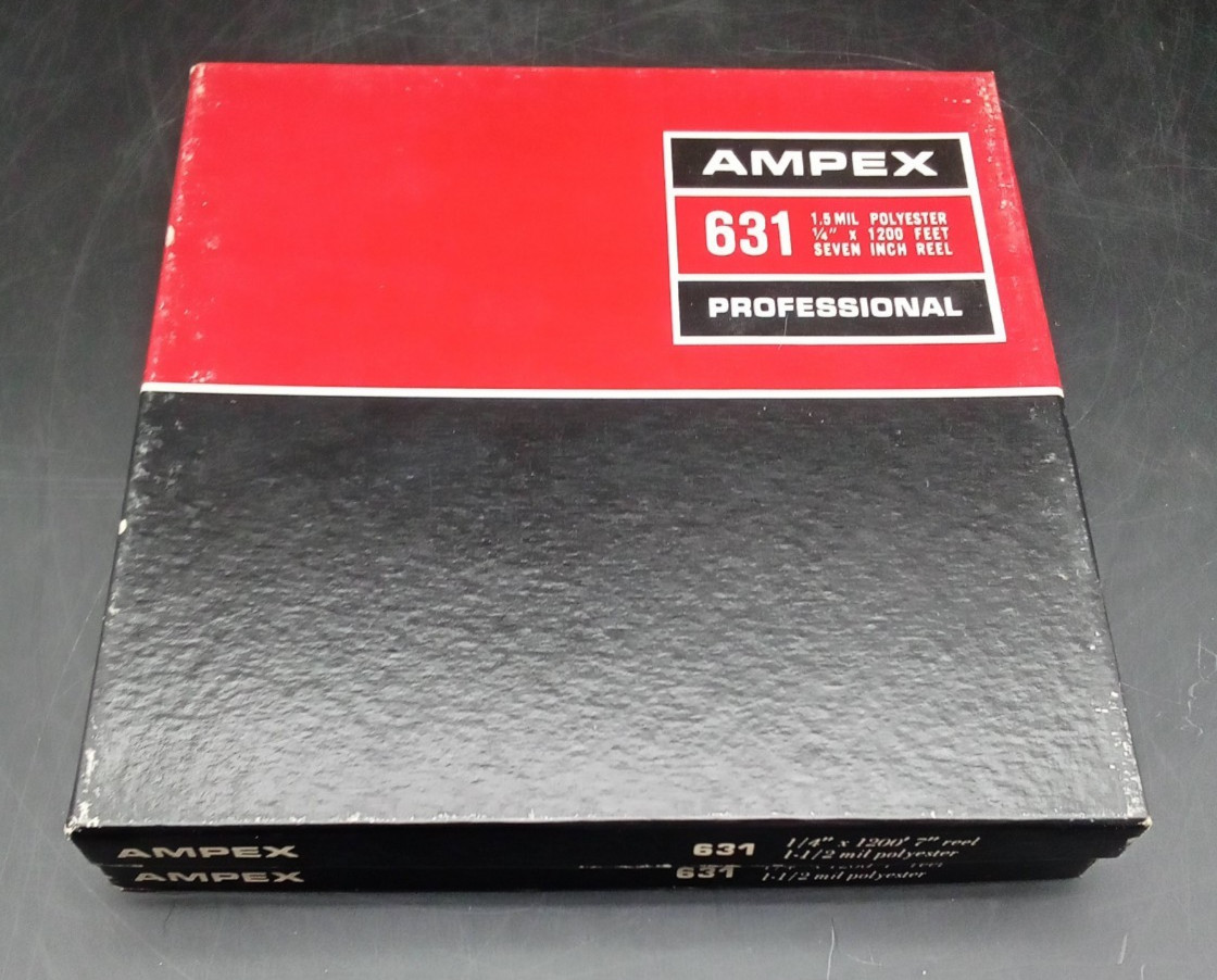 Ampex 631 Reel to Reel Pre-Recorded Elvis (lot of 2) Seven Inch Reel