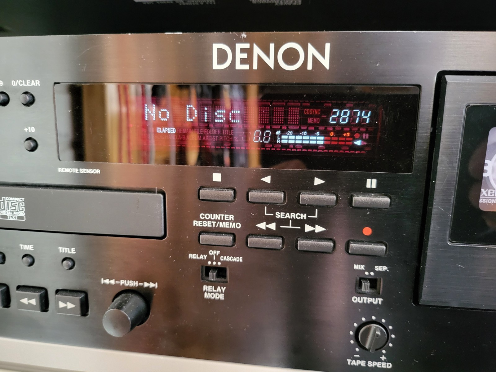 Denon DN-T625 Professional CD/Cassette Deck SERVICED READ DESCRIPTION FREE SHIP’