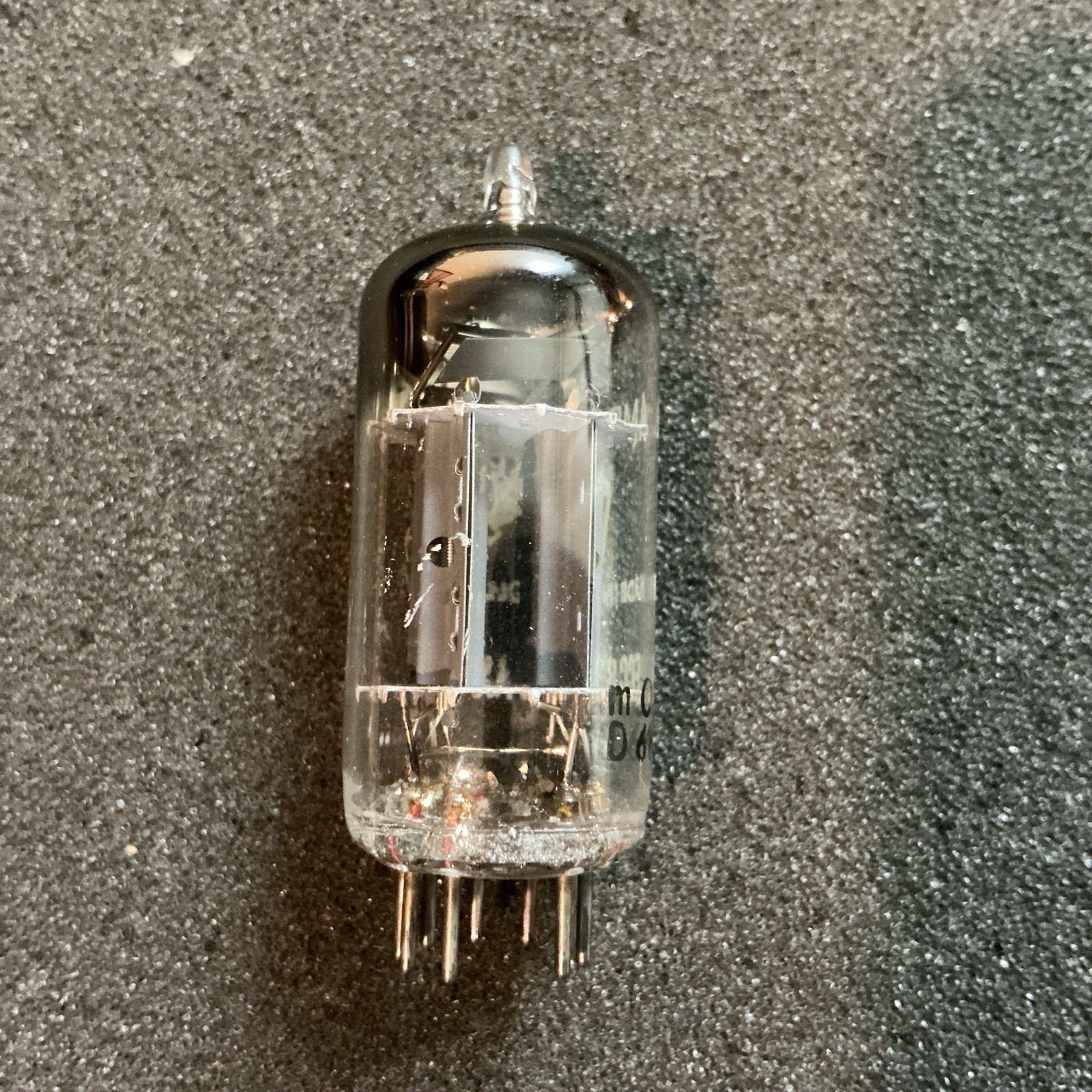 NOS Amperex 12AX7 ECC83 mC1 Tube Foil D-Get BALANCED Bugle Boy 12ax7a B339