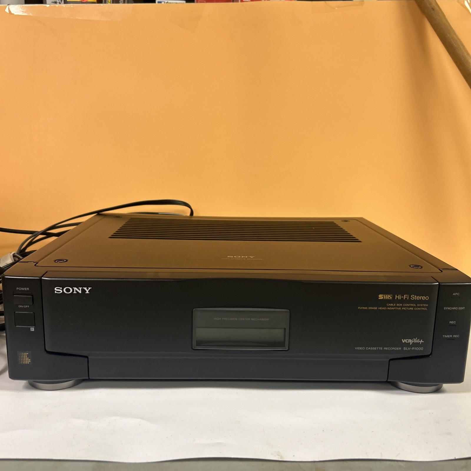 Sony SLV-R1000 VERY CLEAN WITH REMOTE AND ALL CABLES – Hi-Fi Stereo