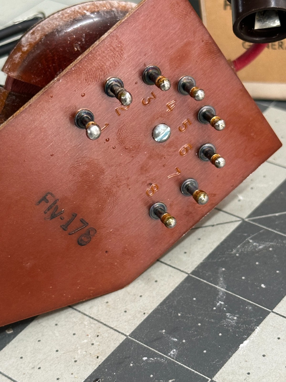 Vintage Halldorson FLY-178 Horizontal Output Transformer GE 110-degree WT77X43