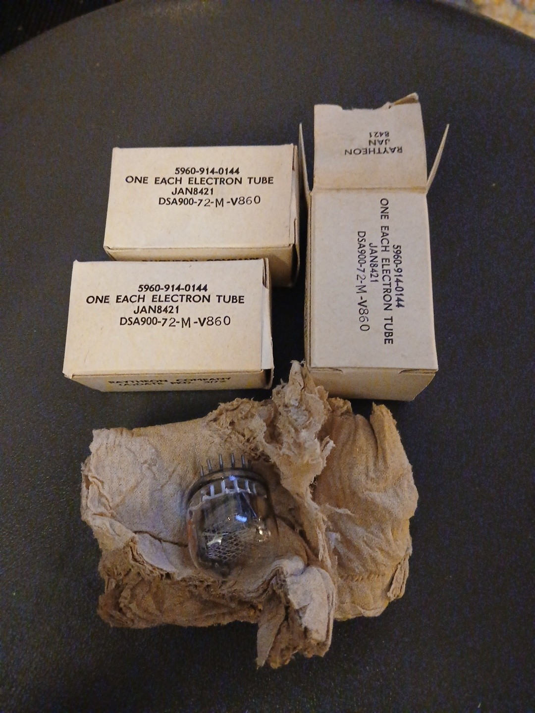 Raytheon JAN 8421 Numerical Display Tube (NOS) Quantity (3)