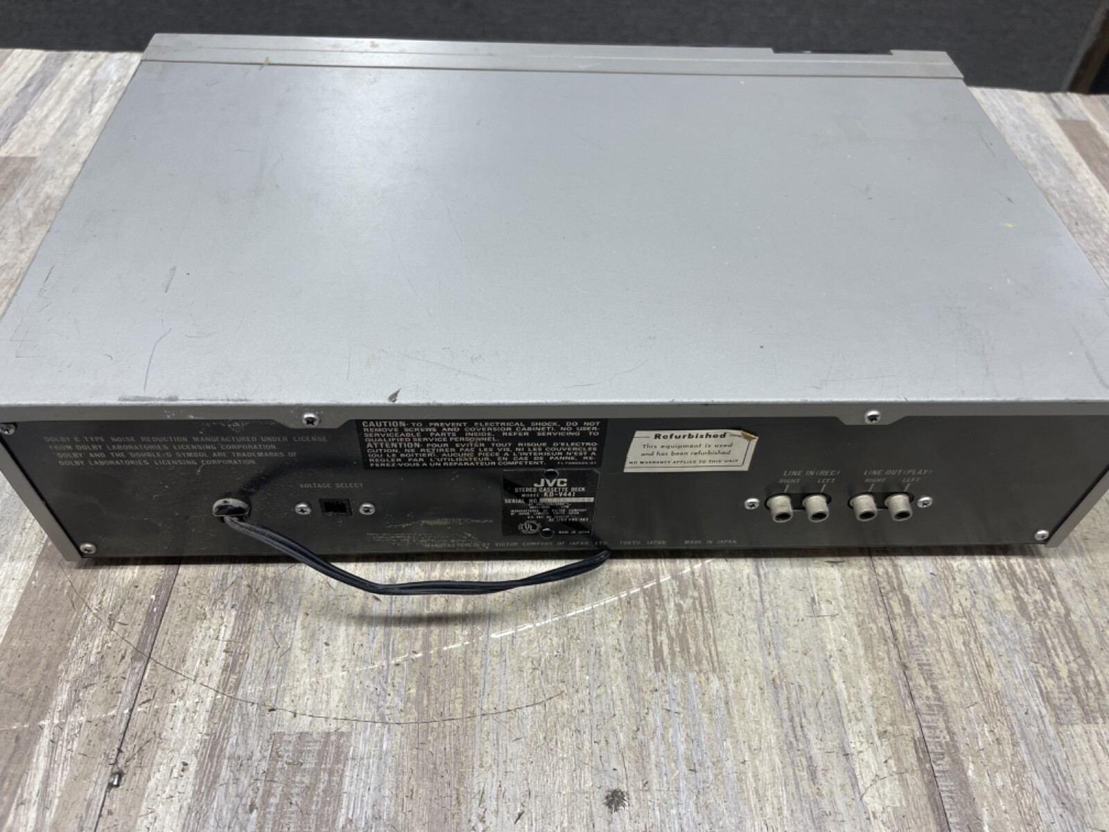 JVC KD-V44J STERO CASSETET DECK , TESTED NICE
