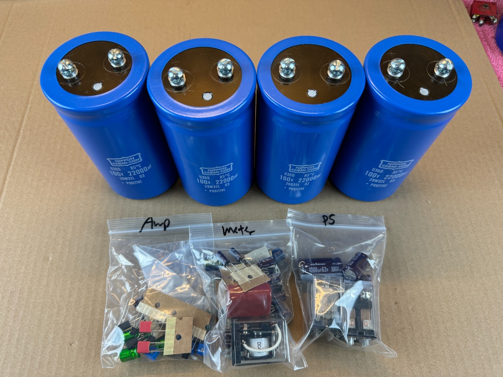 Pioneer Spec 2 COMPLETE Rebuild Kit Recap Set Transistors Relays Main Caps M-77