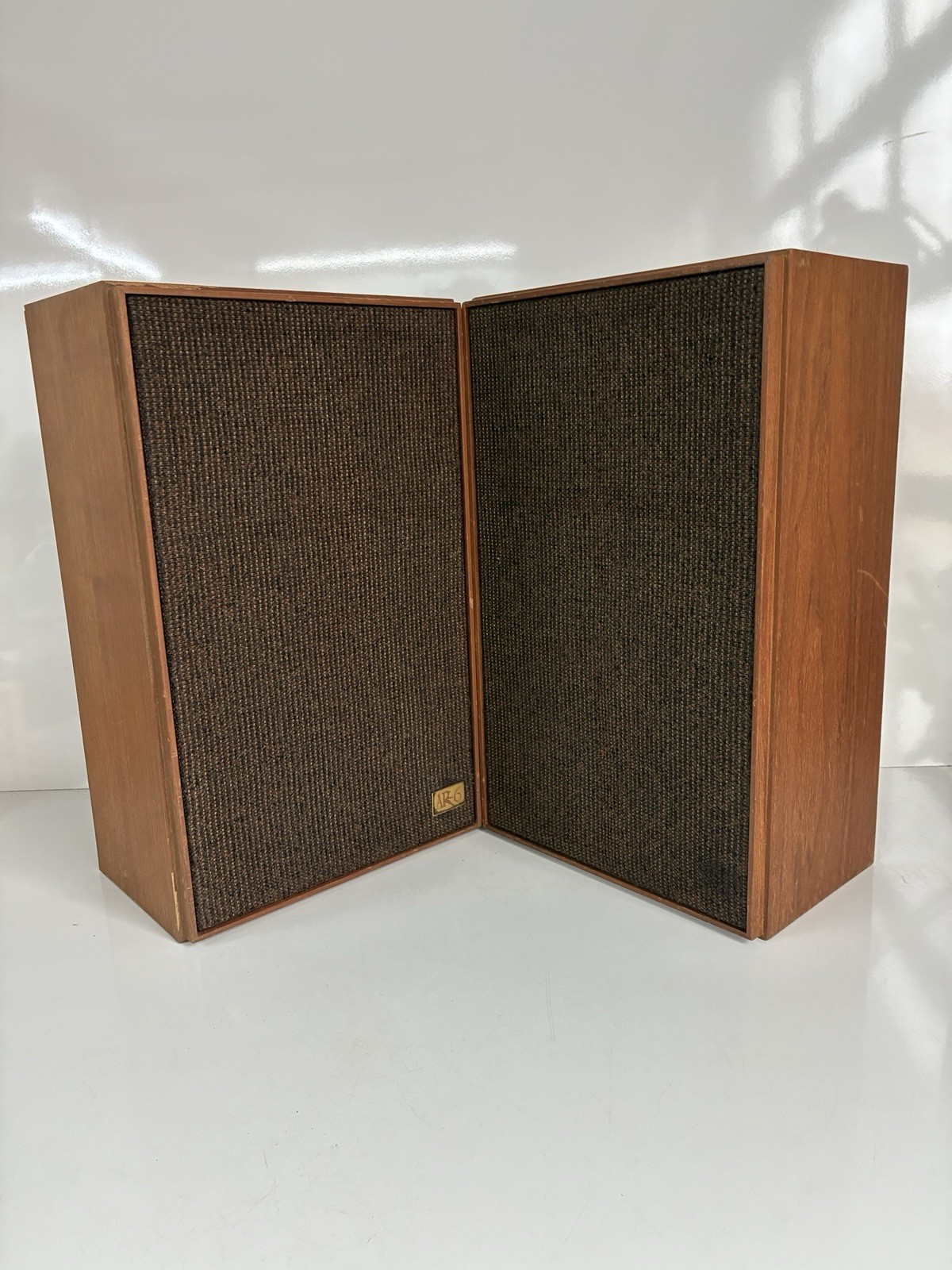 Acoustic Research AR-6 Suspension Loudspeaker System Speaker Pair Made In USA