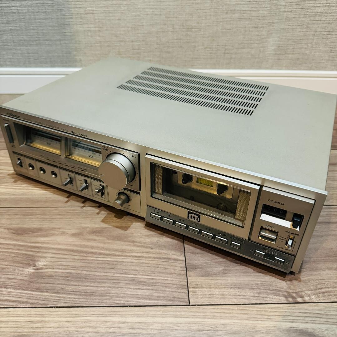 Victor KD-A55 Vintage Cassette Deck Metal Case ANRS Sound Clarity Used