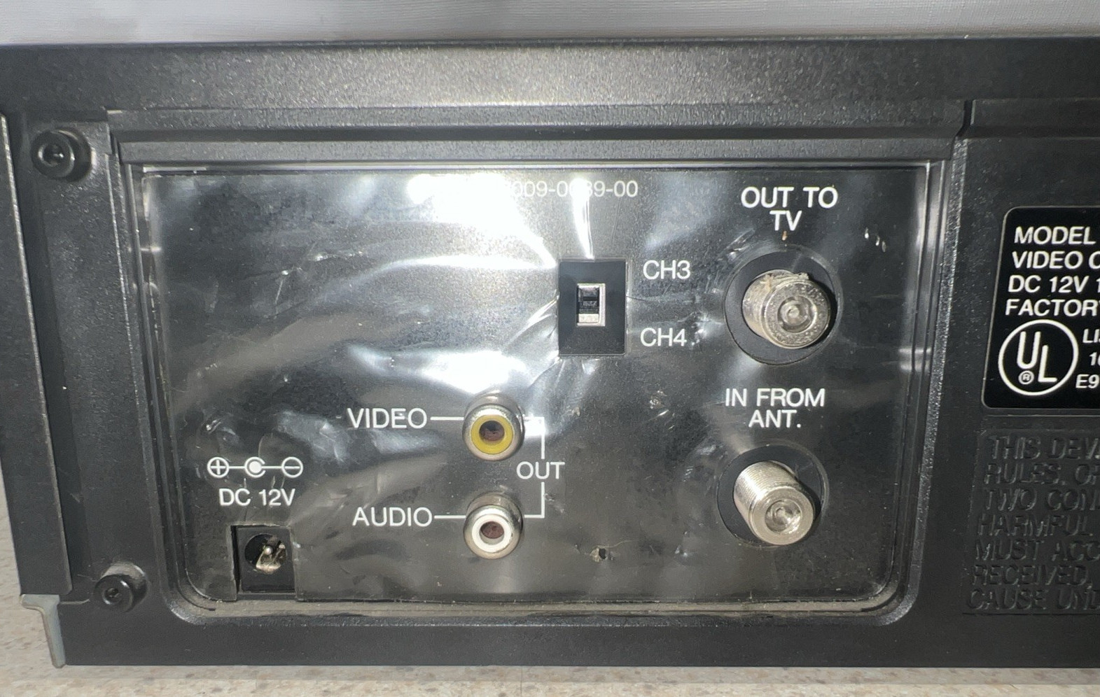 *Working* Samsung VCR VHS VP2504 Remote & Power Adapter.