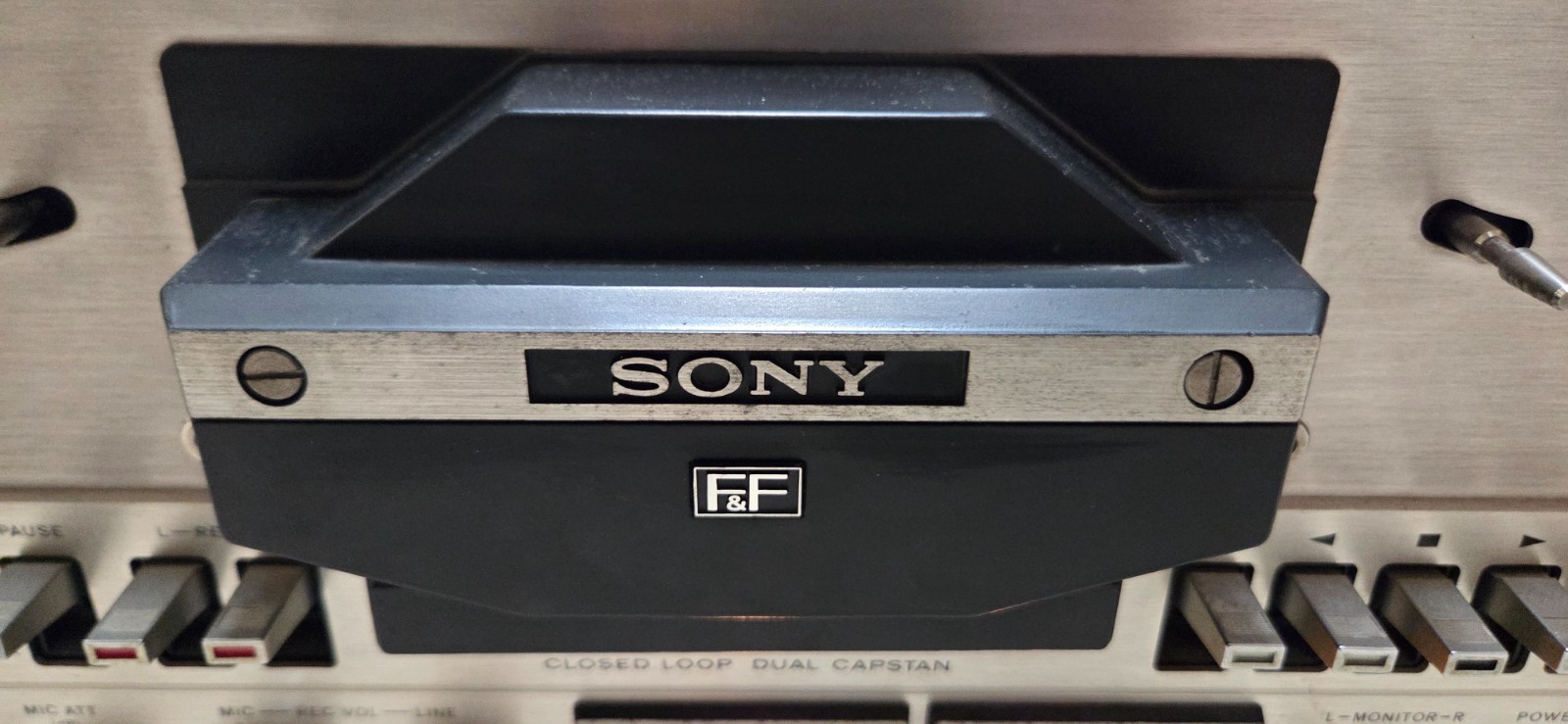 Sony TC-458 3-Head Reel-to-Reel Open Reel Deck – Powers On and Moves AS-IS
