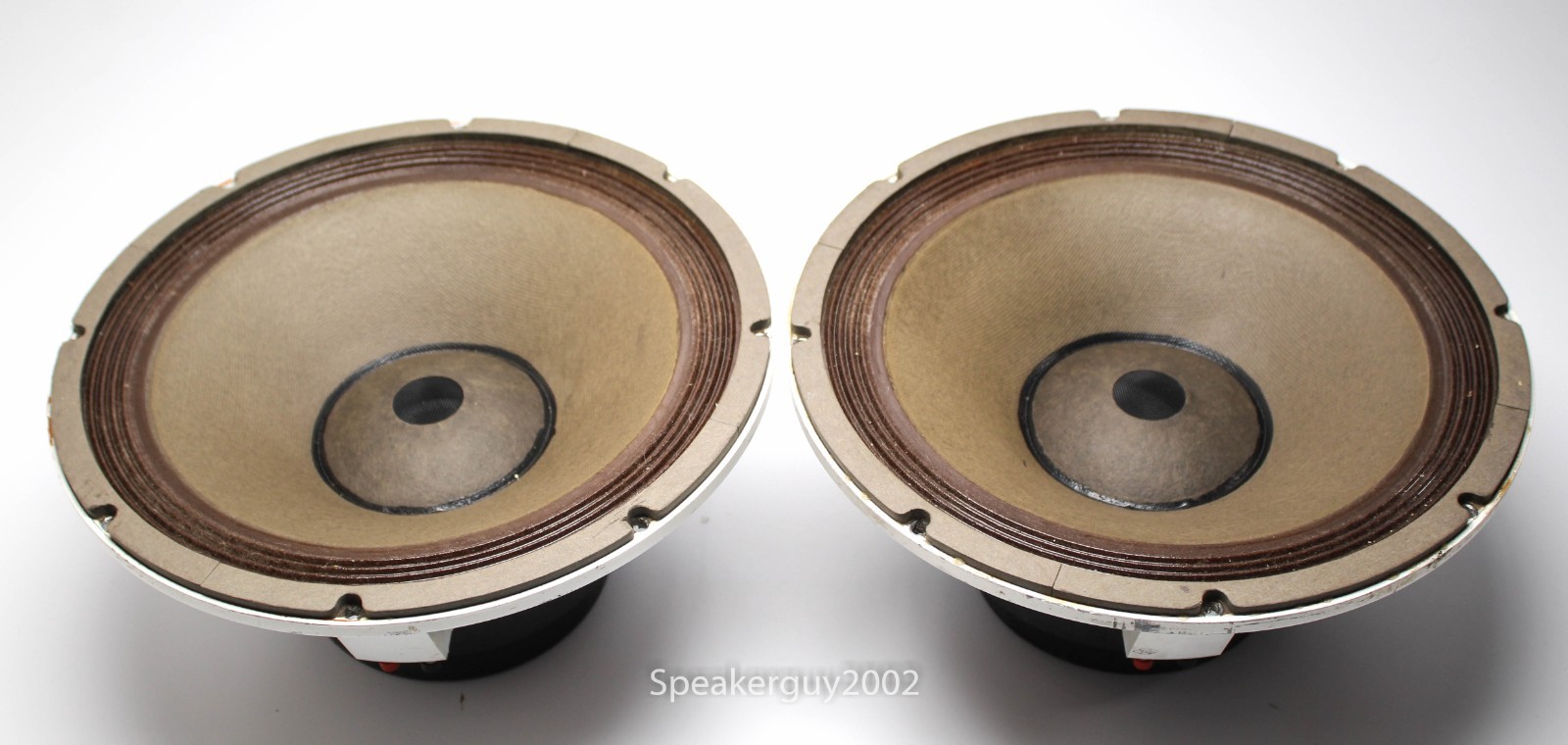 Pair of Altec 417-8H 12″ Speakers Rebuilt to Clone 414-8 — KT
