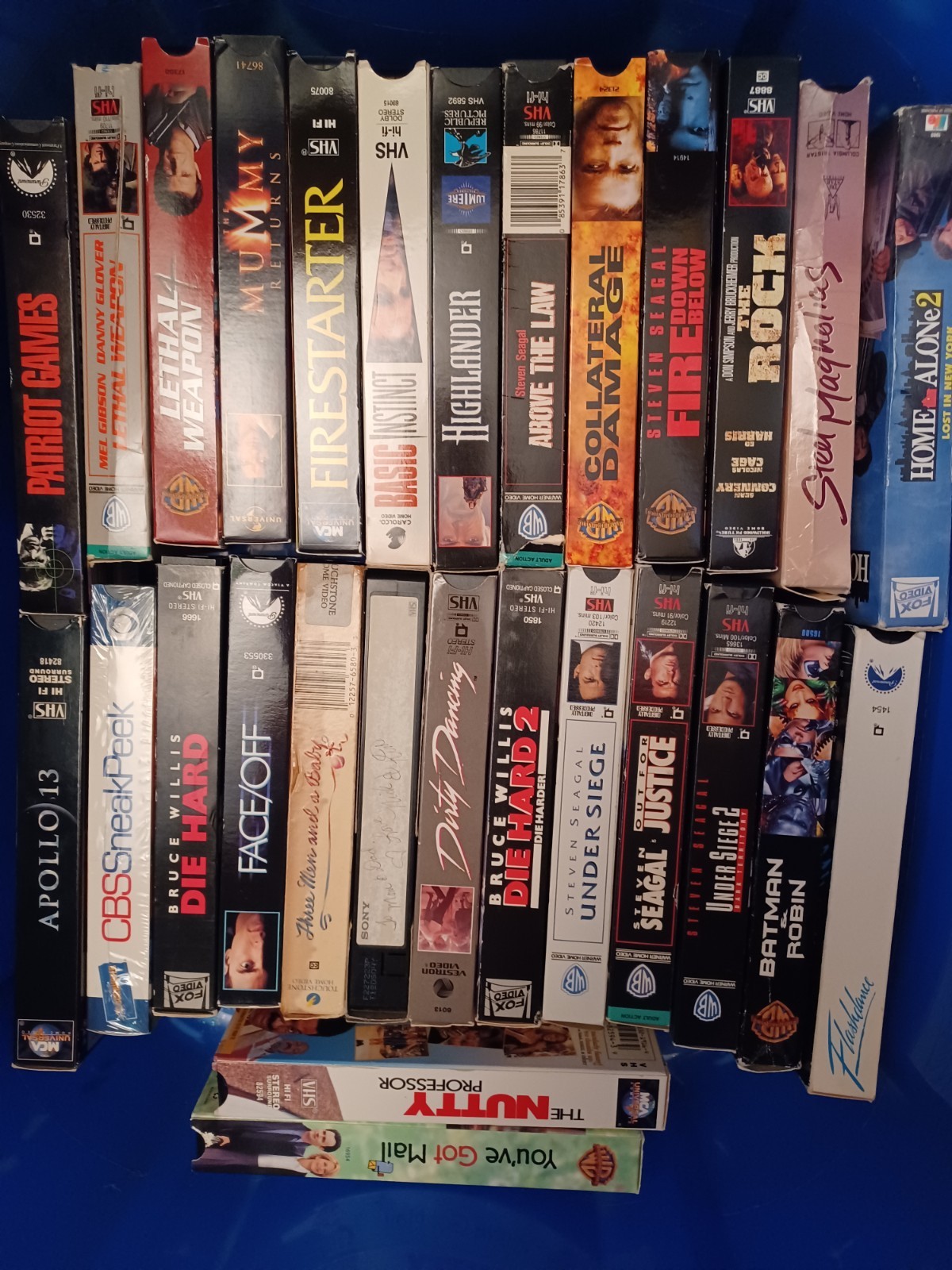 VHS TAPES AND SONY WORKING PLAYER