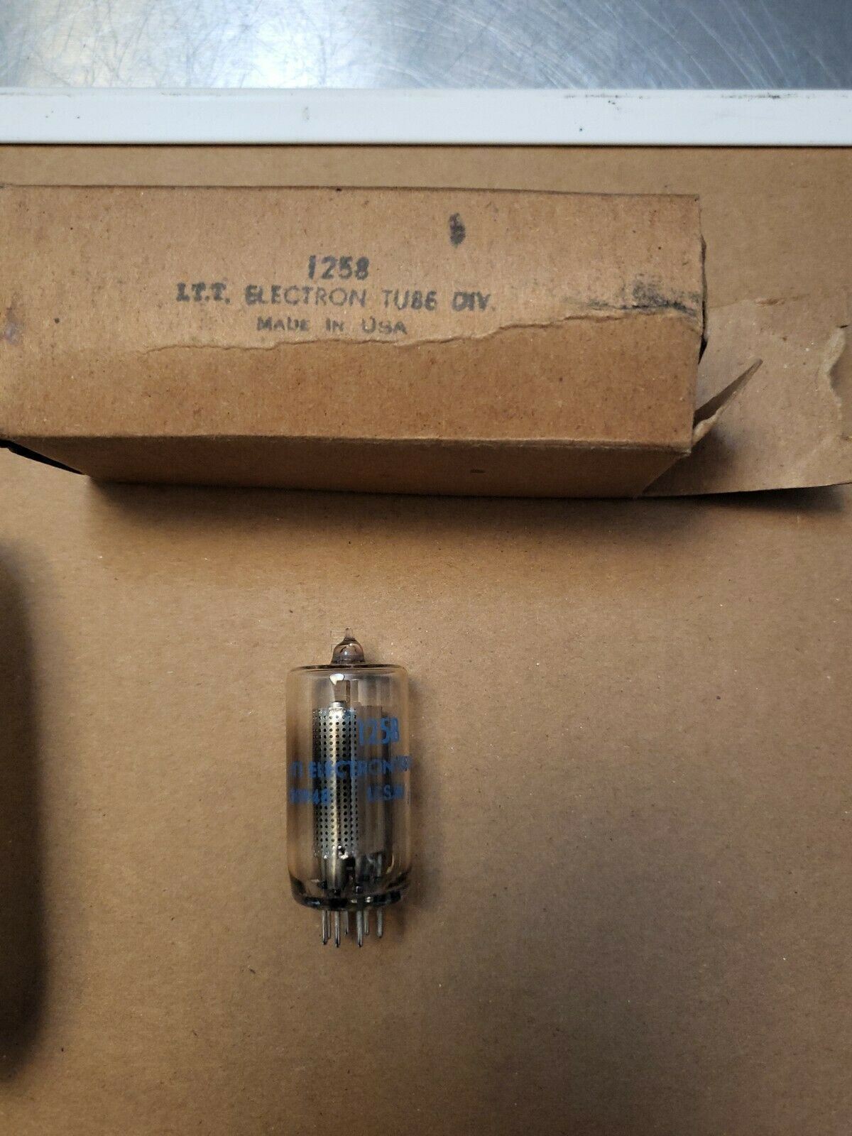 ITT-1258 Tube OPEN BOX UNTESTED LOOKS NOS